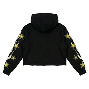 Nouvel ensemble sweat à capuche et short noir style flamme pour homme, tenue streetwear 2 pièces, survêtement décontracté et sportif, vêtement de mode - Product Image 3