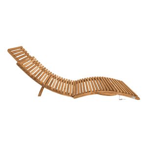 Tumbona de teca maciza de primera calidad, ajustable, resistente a los rayos UV, ecológica, duradera, minimalista, para exteriores, piscina, jardín, parque, villa - Product Image 2