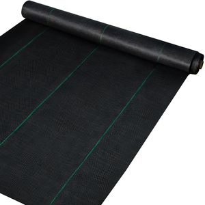 3FTx50FT Premium Heavy Duty 50oz Woven Garden <b>Netting</b> High Permeability Weed Control Fabric Good Flower <b>Bed</b> Geotextile - Product Image 1