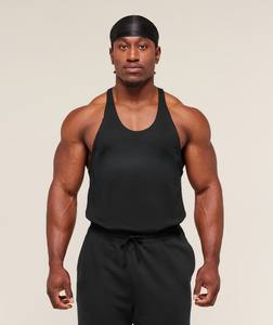 Camiseta Deportiva de Verano para Hombre, de Alta Calidad, sin Mangas, para Gimnasio, de Algodón y Poliéster, de Secado Rápido, Personalizable - Product Image 6