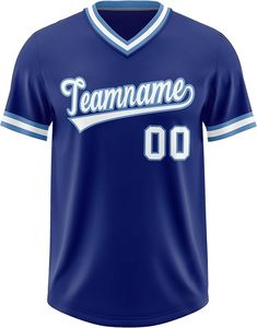 High Quality Custom V Neck Baseball Jersey with Team Logo Name Number for <b>Men</b> Youth and Baseball Clubs - Product Image 6