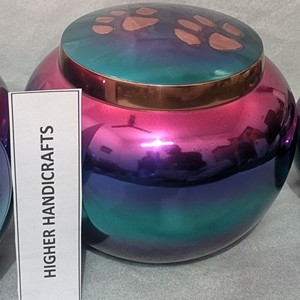 Pet Odyssey Cremation <b>Urn</b> - Premium Hand-Engraved Metal Pet <b>Urn</b> for Dogs & <b>Cats</b> - Small to Large Animal Memorial Supplies - Product Image 2