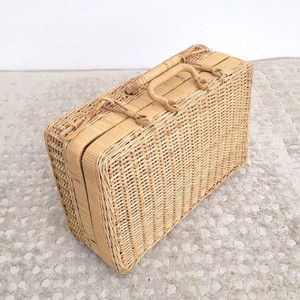 Nuevo bolso de mano de ratán tejido a mano para hombre, maleta sostenible, artesanía de Vietnam - Product Image 1