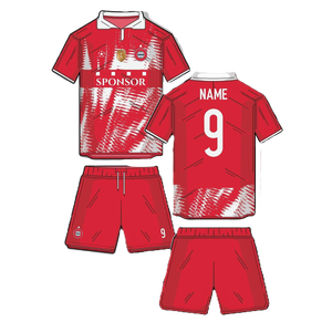 Full Dye Sublimation Custom Youth Soccer Jersey Manufacturer <b>Kids</b> Football Shirt No-Peeling Print Breathable Team Uniform Wholes - Product Image 2