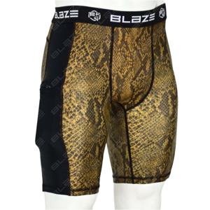 Pantalones cortos de compresión por sublimación personalizados, conjunto de fitness con cierre de cordón para entrenamiento de atletas, mallas de yoga con cintura elástica - Product Image 3