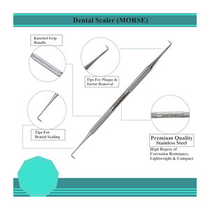 Raspadores Dentales Tipo Sickle, Sondas de Doble Punta, 6 Piezas, Instrumentos Profesionales de Acero Inoxidable para Limpieza Dental, Eliminación de Cálculos, Placa y Sarro - Product Image 4