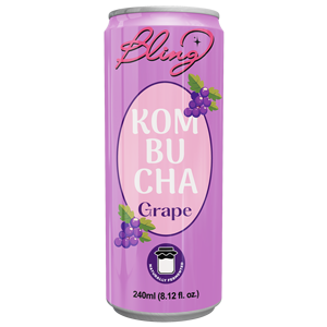 น้ำส้มคอมบูชาพร้อมดื่ม ชาหมัก กระป๋อง 240 มล. 320 มล. รับผลิตแบบ OEM ODM แบรนด์ส่วนตัว ราคาโรงงาน สำหรับขายส่ง - Product Image 5