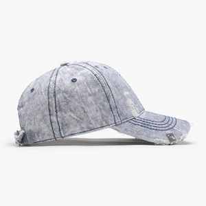 Gorra de Béisbol de Mezclilla Lavada Estilo Vintage, 6 Paneles, Ajustable, Unisex, Estilo Casual de Primavera/Verano, en Oferta - Product Image 1