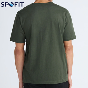 T-shirts pour hommes en coton 100% tricoté respirant, imprimés sur mesure, style tendance, haute qualité, vente en gros, vêtements de sport confortables - Product Image 4