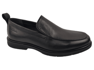 รองเท้าโลฟเฟอร์หนังแท้สีดำสำหรับผู้ชาย หัวเหลี่ยม สวมใส่สบาย เหมาะสำหรับใส่ทำงานหรือโอกาสทางการ พื้นรองเท้ายางกันลื่น ซับใน PU - Product Image 1
