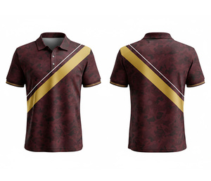 Premium Sublimation Polo Shield Jersey Custom Team Wear Durable Stitching for Men Women Youth Quick-Dry Dry-Fit Active Polo - Product Image 3