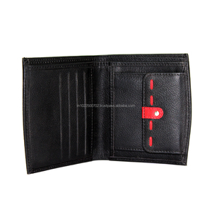 Elegante Cartera de cuero para hombre con Passcase Insert logotipo personalizado cuero RFID bloqueo carteras 7 ranuras para tarjetas y monedero al por mayor - Product Image 6