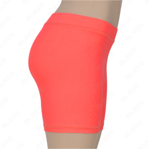 Pantalones cortos de gimnasio de cintura alta para mujer con control de barriga, ropa de compresión de yoga, venta al por mayor, pantalones cortos con cinturón de estilo motorista para mujer - Product Image 5