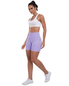 Running Shorts For Women Workout Gym Biker Shorts High Waisted Tummy Control Butt Lifting Sports Yoga <b>Booty</b> Scrunch Butt Shorts - Product Image 4