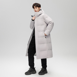 Manufacturer Custom Unisex <b>Long</b> Puffer Jacket Warm Winter Hooded Heavyweight Down <b>Coat</b> Oversized Outerwear For <b>Men</b> And Women - Product Image 3
