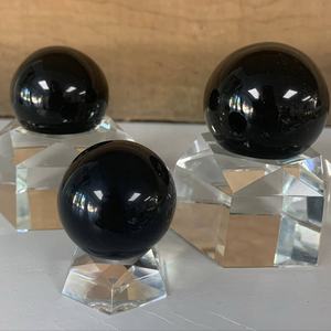 Esfera de Cristal de Obsidiana Energizante, Piedra Curativa, Bola de Cristal, Decoración, Obra de Arte - 2.5 cm (Cristal) - Product Image 3