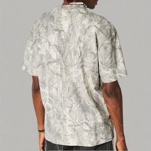 เสื้อยืดสตรีทแวร์ลายกราฟิก เสื้อยืดเปล่าไซส์ใหญ่ เสื้อผ้าผู้ชาย เสื้อยืดฟอกสี เสื้อยืดผู้ชายแบบสั่งทำ เสื้อยืดวินเทจทรงโอเวอร์ไซส์ - Product Image 4