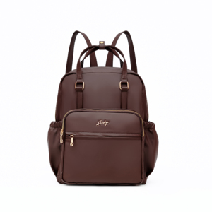 ZADA BAG กระเป๋าเป้สะพายหลังทรงสี่เหลี่ยมกันน้ำสำหรับผู้หญิง หนังสังเคราะห์ ซับในผ้าซาติน ความจุขนาดใหญ่สำหรับการเดินทางกลางแจ้ง เดินป่า ใช้ในชีวิตประจำวัน - Product Image 1