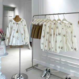 Women <b>Boho</b> Floral Blouse Long Sleeve Loose Fit Button Front Casual Vintage Style <b>Shirt</b> - Product Image 4