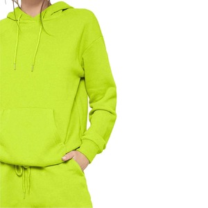 Conjunto Deportivo de Dos Piezas para Mujer, 100% Algodón, Ligero, Transpirable, con Estampado, Sudadera con Capucha y Pantalones de Chándal - Product Image 4