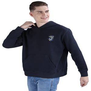 Los exportadores que venden el logotipo personalizable impreso de gran tamaño en blanco de peso pesado nuevas sudaderas con capucha de lana informal para hombres en stock para la venta - Product Image 4