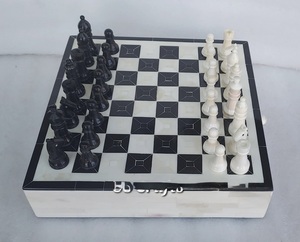 ILAHI's Eco-Friendly Rustic Polished Rectangle <b>Chess</b> <b>Board</b> Game 100% Handmade Pure Wood Animal/Love Style Customized Size <b>Chess</b> - Product Image 3