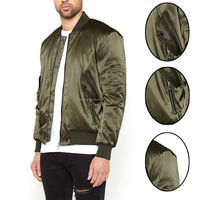 Blouson Bomber Unisexe en Satin de Soie Supérieur à Col Montant, Vestes de Baseball Personnalisées avec Logo Unique pour l'Hiver