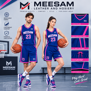 Conjunto de camiseta de baloncesto para hombre, sin mangas, cuello en V, estampado sublimado, uniforme de malla que absorbe la humedad, naranja, azul, 23 - Product Image 4