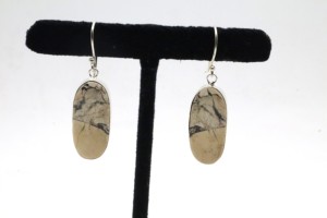 Pendientes de Aro de Ágata Natural con Plata Alemana – Joyería Artesanal de Aro con Piedras Preciosas para Mujer - Product Image 1