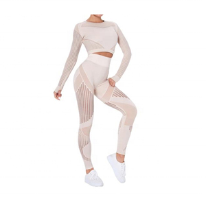 Vêtements de sport pour femmes, ensemble legging et soutien-gorge deux pièces, vente flash, ensemble de yoga pour femmes, vêtements de sport sexy, ensembles de yoga fitness - Product Image 3