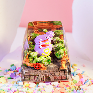 Keycaps Artisanat Forêt Mystique, Keycaps Artisanat Personnalisé, Keycaps Anime Mignons, Keycaps Verts, Ensemble de Keycaps, Keycaps en Bois - Product Image 5