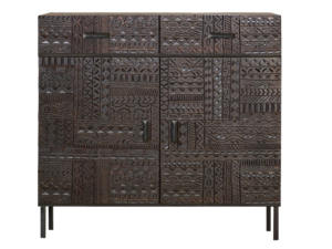 Aparador Moderno Nórdico, Mueble de Madera Maciza para Sala de Estar, Mueble de Almacenamiento de Lujo para el Hogar - Product Image 2