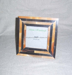 Cadre photo exclusif en incrustation d'os pour la décoration de la maison et du bureau 4x6, 7x9, 10x15 pouces provenant d'un fournisseur indien pour l'exportation en gros - Product Image 4