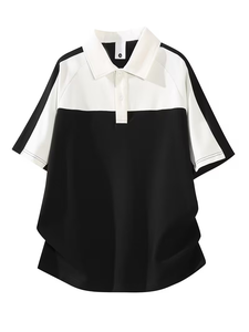 Latest Design Striped Short Sleeve Printed Knitted Jersey Men's Plus Size Summer Casual Shirts Breathable Eco-Friendly 100% - Product Image 2