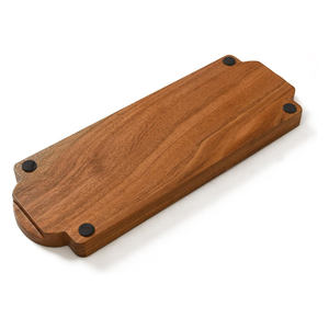 Gran oferta, plato de madera de acacia, bandeja de madera para servir para decoración del hogar, charcutería, aperitivos, platos para servir, tablero de inmersión con Chip - Product Image 5
