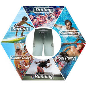 Nuevos shorts de baño para hombre al por mayor, de secado rápido, con forro de malla, divertidos bañadores tipo jogger, trajes de baño. - Product Image 5