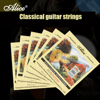 Senar Gitar Klasik Starway Genuine Alice A106 Set Senar Nylon dan Lapisan Tembaga Berlapis Perak Aksesoris Gitar