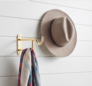 Premium Golden Metal Wall <b>Hook</b> With Multifunctional Design Stylish And Durable Organizer For Kitchen Bathroom And Home Decor - Product Image 6