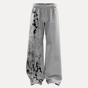 Pantalon de survêtement en coton, doublé de polaire, pantalon de survêtement d'hiver, pantalon de survêtement en tissu doux, pantalon de survêtement à taille élastique, poche latérale - Product Image 6