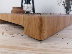 Tabla de Cortar y Plato para Servir de Bambú, Duradera, Forma Rectangular, 12 mm de Grosor, Apta para Lavavajillas - Product Image 3