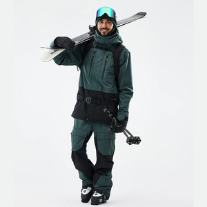 Chaqueta de Esquí para Hombre Fawk 2026, Impermeable, para Snowboard, con Cierre de Cremallera, Color Negro Atlántico/Negro, Talla Grande - Product Image 1