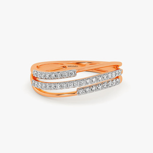 Bague de luxe en diamant de laboratoire, or massif 10K 14K 18K ou argent 935 ou 925, bijoux fins sur mesure, cadeau pour elle, pour sa femme - Product Image 4