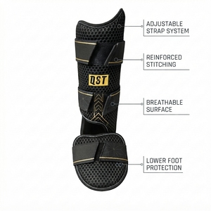 Baseball Leg Guard Instep Guard Set Custom Logo Adjustable Protective Sports Equipment baseball protective gear foot guard - Product Image 4