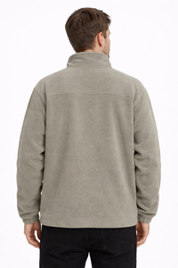 Sweat-shirt d'hiver pour homme Summit Sage, demi-zip, doux, thermique, décontracté, pour l'extérieur, en tissu polaire ultra doux et léger. - Product Image 3