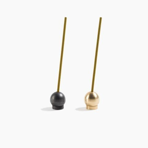 Porta Incienso Decorativo Minimalista de Latón con Bola Dorada y Difusor para Aromatizar el Hogar - Product Image 2