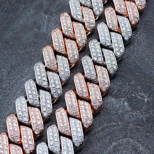 Chaîne cubaine en argent sterling 925 avec moissanite, certifiée GRA, bijoux de mode hip-hop, collier accessoire de déclaration personnalisé - Product Image 3