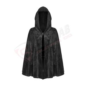 Noir-polaire femmes respirant hiver-vêtements couleurs personnalisées polyester matériel-gothique vestes manteaux avec capuches-capes à capuche - Product Image 1