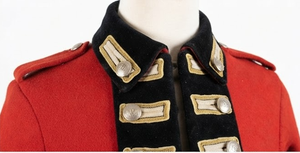 Manteau d'hiver sur mesure pour homme, uniforme de régiment britannique rouge, double boutonnage, style historique - Product Image 6