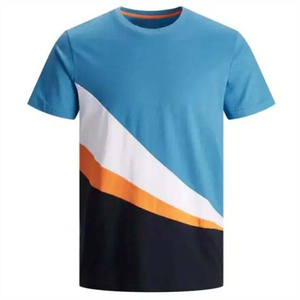 เสื้อยืดฮิปฮอปสตรีทแวร์ผู้ชายรุ่นฮิตปี 2025 ผ้าเจอร์ซีย์โพลีเอสเตอร์/คอตตอน แห้งเร็ว ระบายอากาศดี ไม่เป็นขุย - Product Image 1