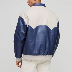 <b>Men's</b> Varsity Letterman <b>Jacket</b> Custom <b>Baseball</b> <b>Jacket</b> Wool Body Leather Sleeves OEM ODM Bulk Wholesale Sportswear Factory - Product Image 3